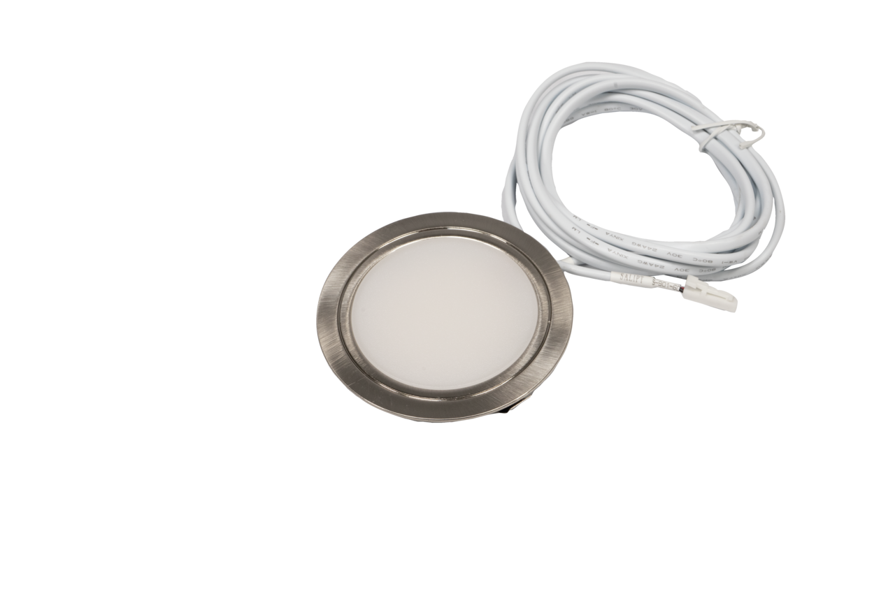 Anelli LED changement de couleurs 2, luminaire individuel sans interrupteur, couleur acier inox Anelli LED changement de couleurs 2, luminaire individuel sans interrupteur, couleur acier inox