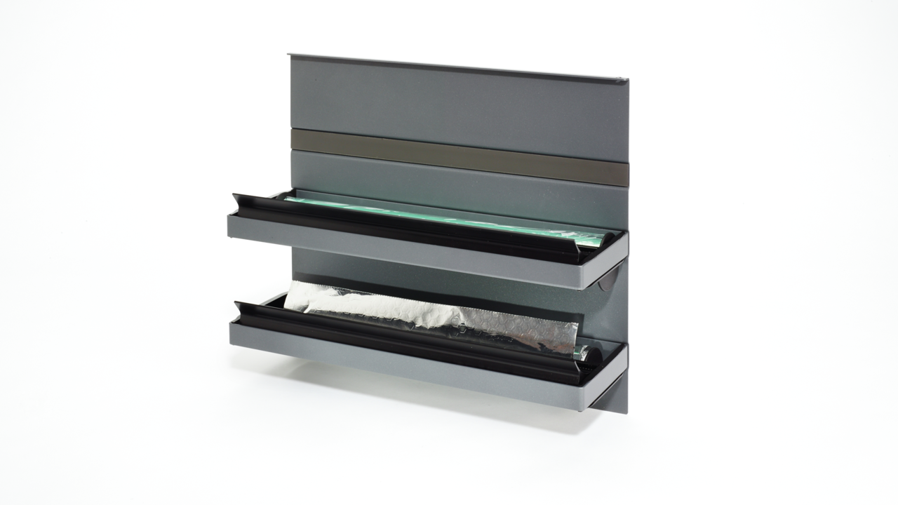 Linero MosaiQ rollenhouder, zwart mat