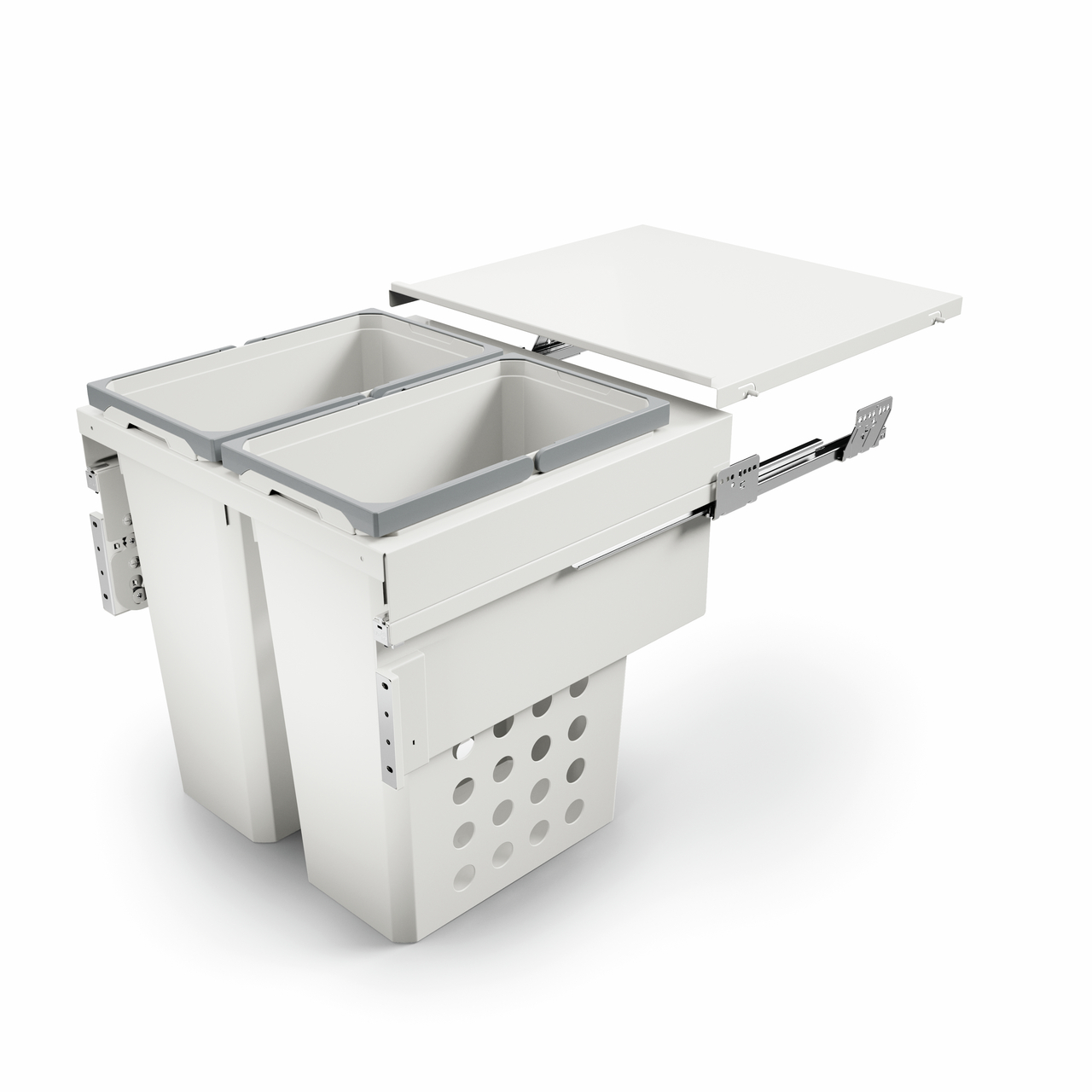  Cox® Wash wascontainer-uittreksysteem 580/600-2, lichtgrijs