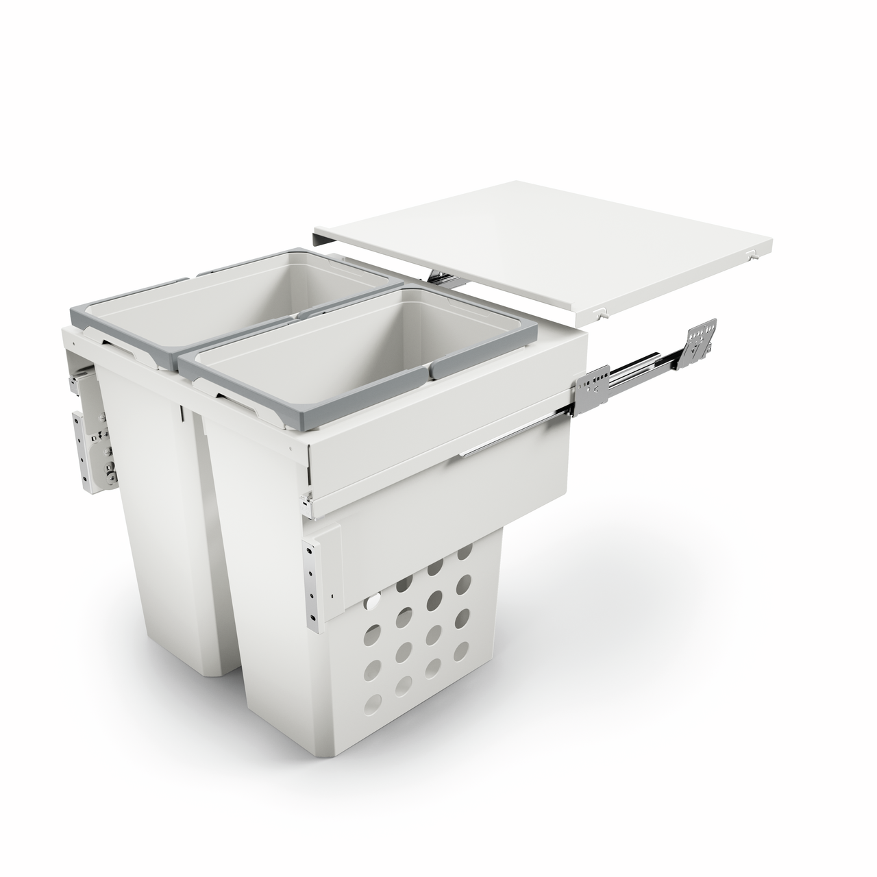  Cox® Wash wascontainer-uittreksysteem 580/600-2, wit