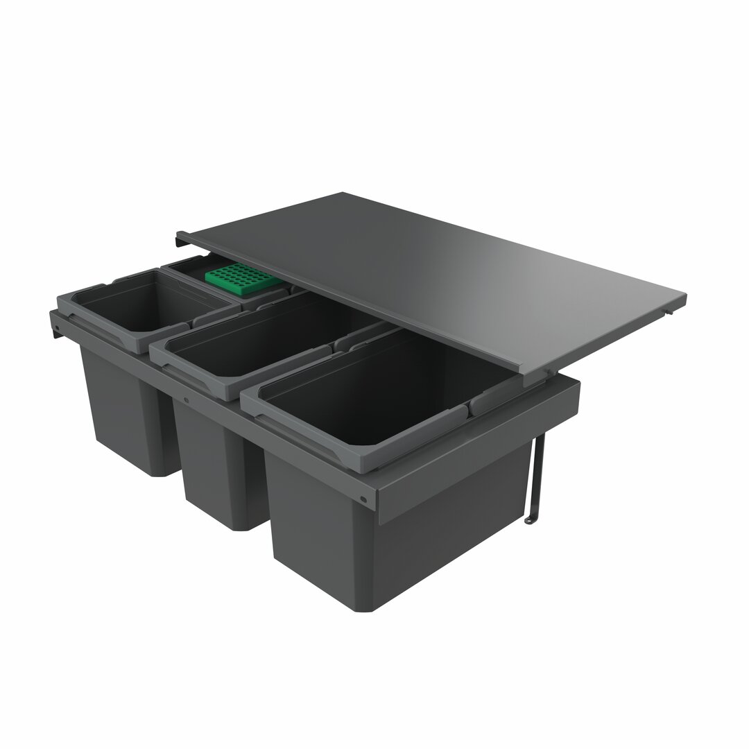 Cox Stand-UP® 280 S/800-4, with bio lid, anthracite, H 280 mm