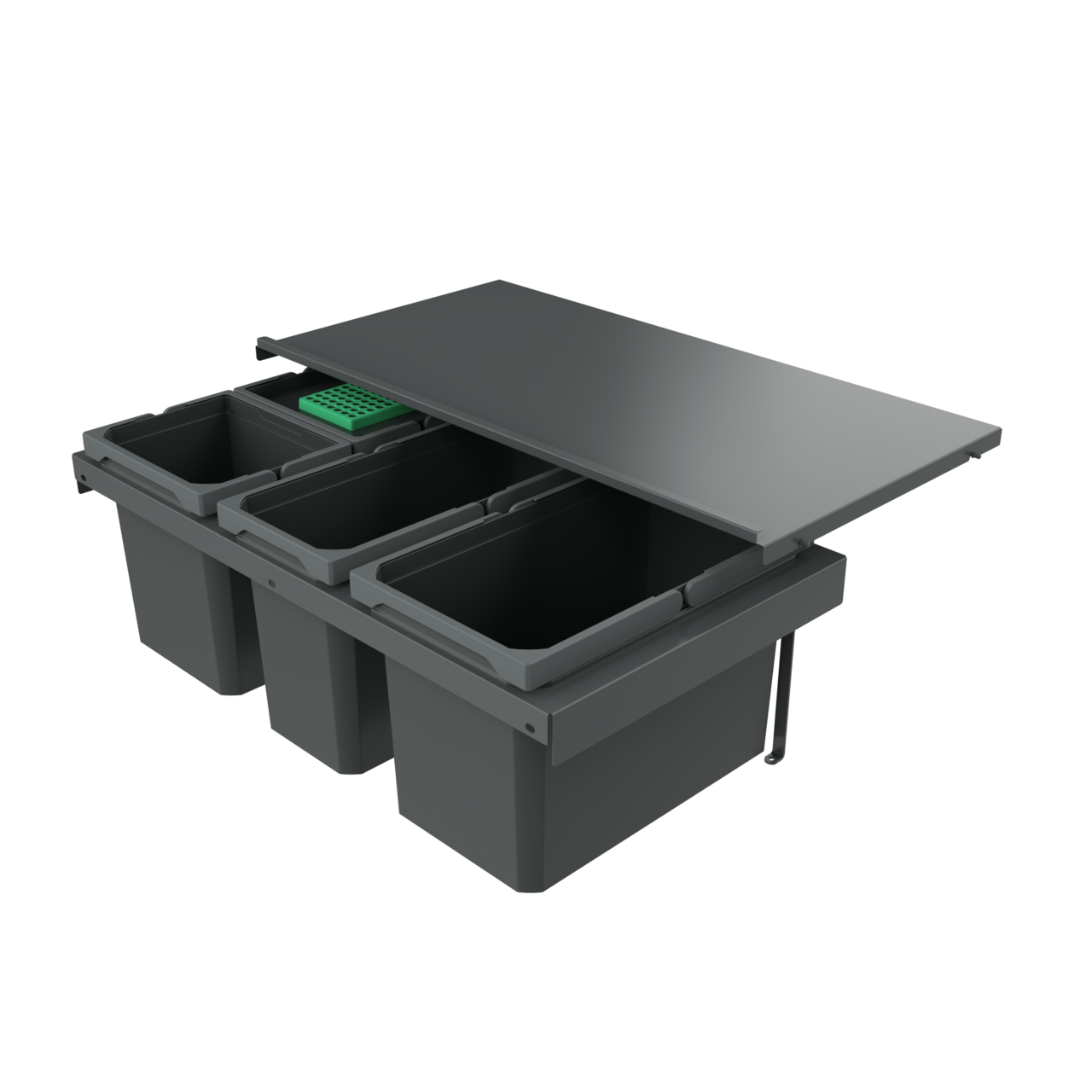 Cox Stand-UP® 280 S/800-4, with bio lid, anthracite, H 280 mm