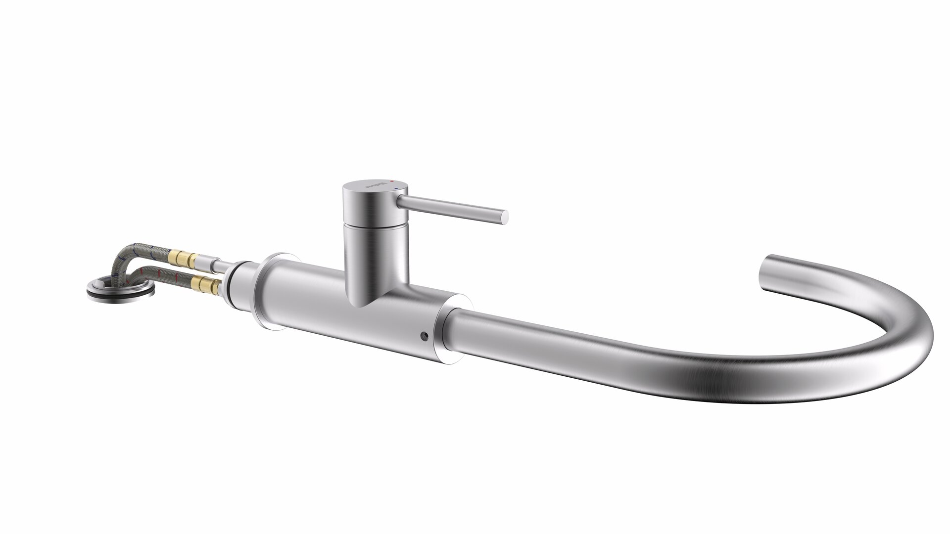 SERVIZIO Namor® 5 raamarmatuur, roestvrij staal, hoogdruk