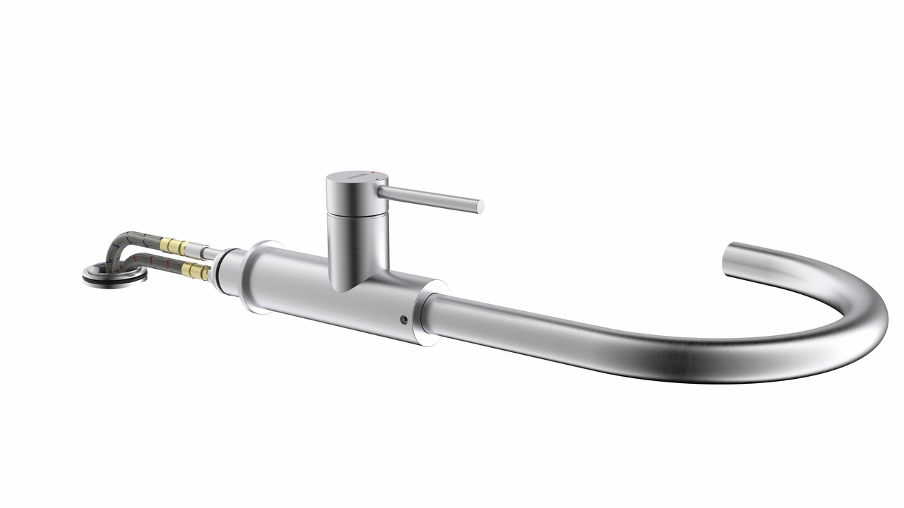 SERVIZIO Namor® 5 raamarmatuur, roestvrij staal, hoogdruk SERVIZIO Namor® 5 raamarmatuur, roestvrij staal, hoogdruk