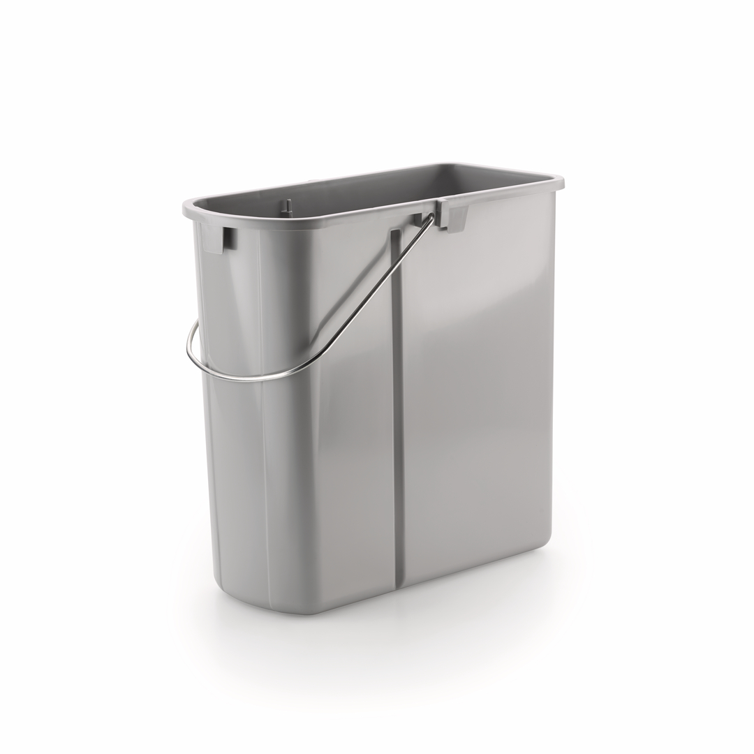 WESCO® Ersatzbehälter, alugrau, 19 Liter