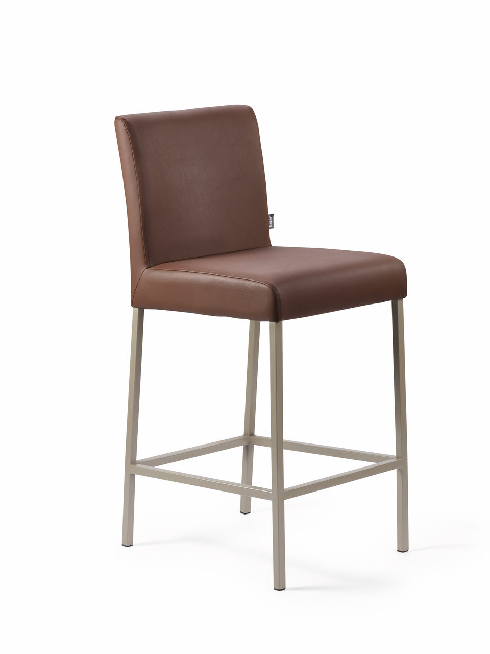 Bringo 2KT, onderstel parelgrijs metallic, bekleding bruin