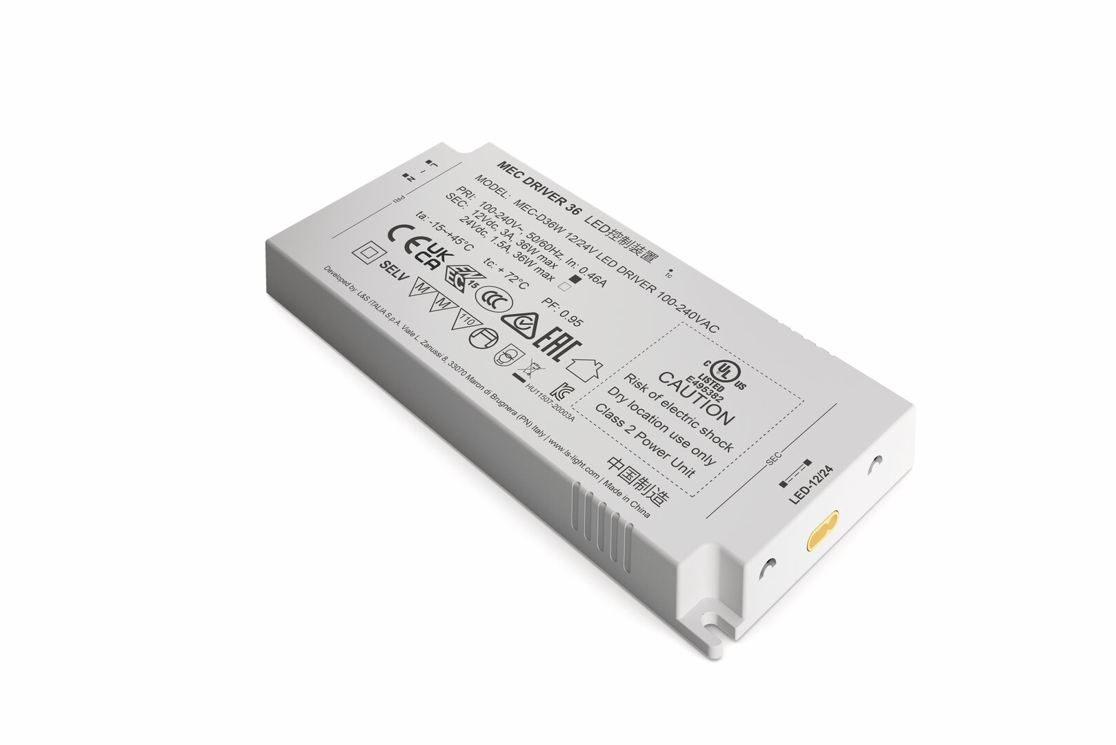 MEC Driver LED Konverter, 36 W, 12/24 V