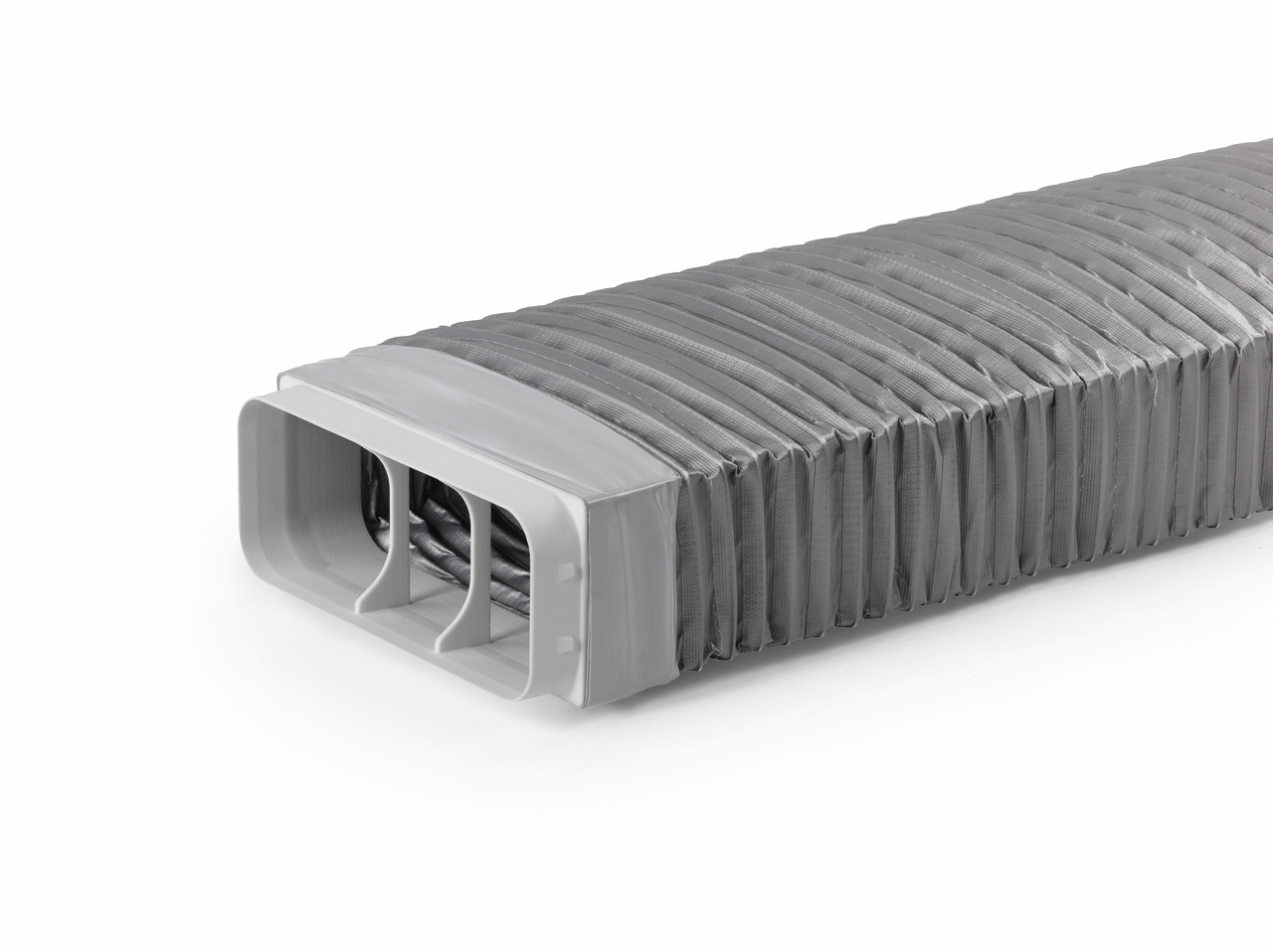 PRIME flow P-RBFLEX systeem 150 buisbocht met flexibele buis, lichtgrijs