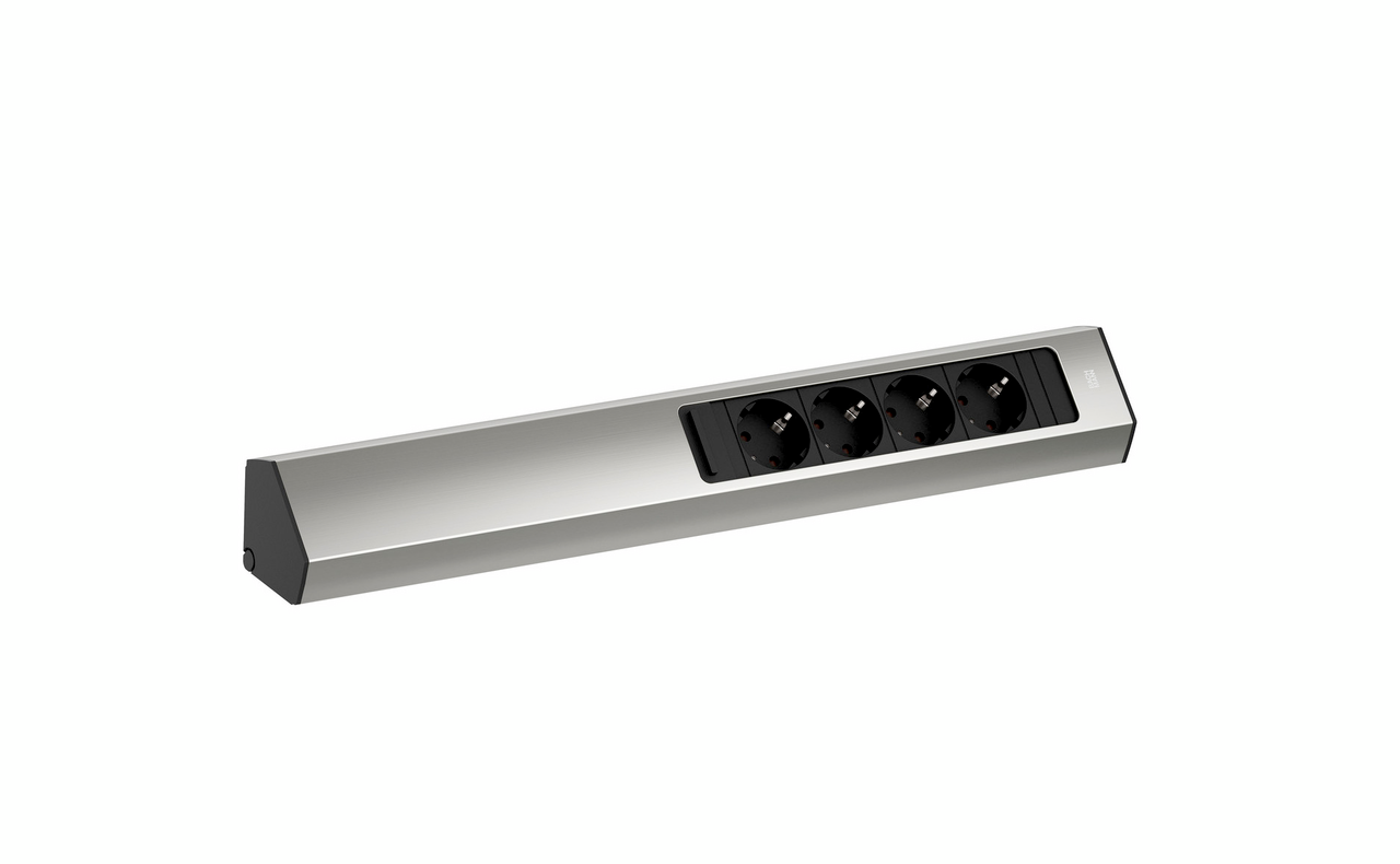 Casia 2L power strip, stainless steel coloured