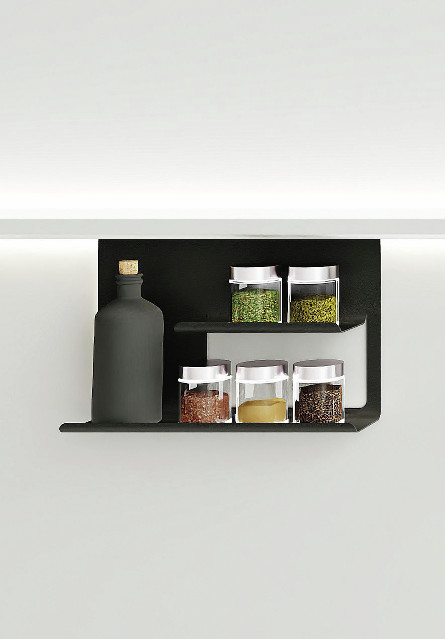  transFORM Ablage 4, schwarz matt