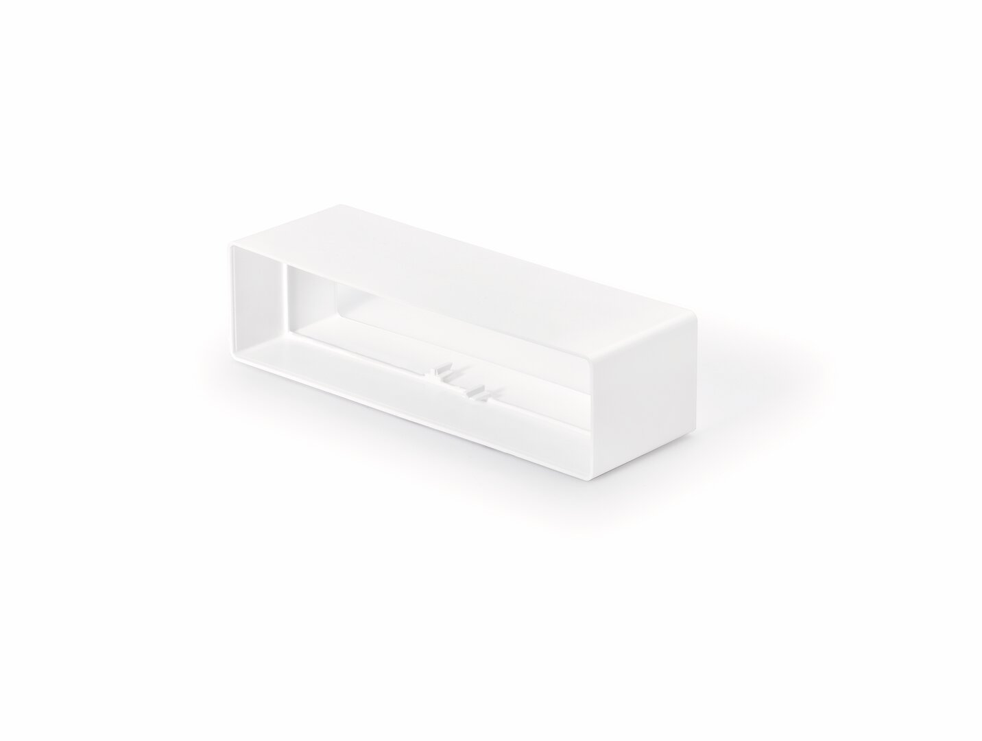  T-RVB 125 wide duct connector, white