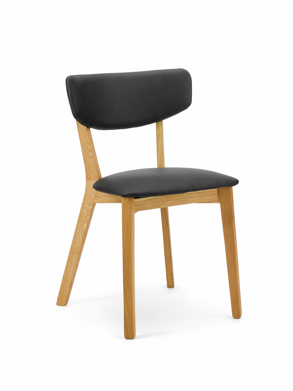 Lea 1KT, onderstel eik, bekleding zwart (014)