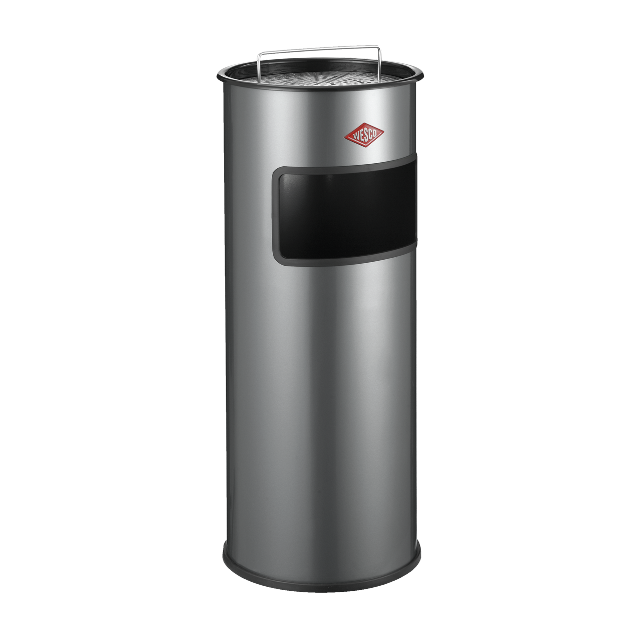 WESCO® Standascher 30 mit Sieb, silber WESCO® Standascher 30 mit Sieb, silber