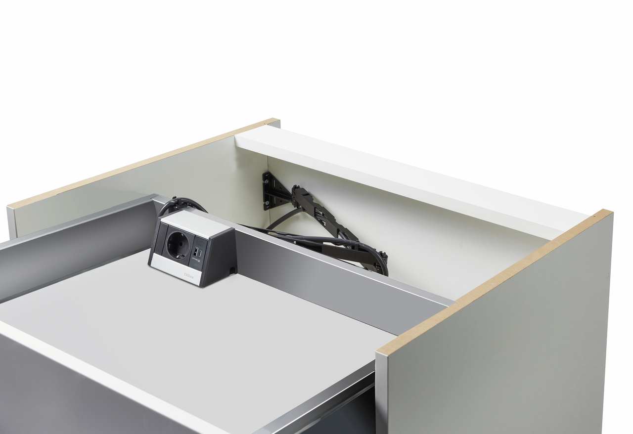 Evoline® Wing 1 USB A+C, with Belgian/French socket