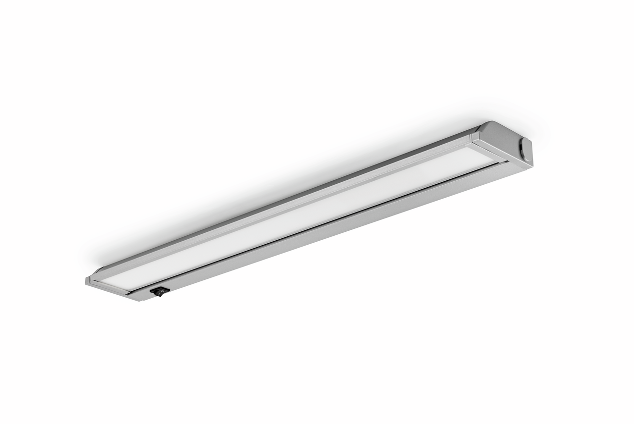 Giro-S LED, L 348 mm, 6 W, silberfarbig