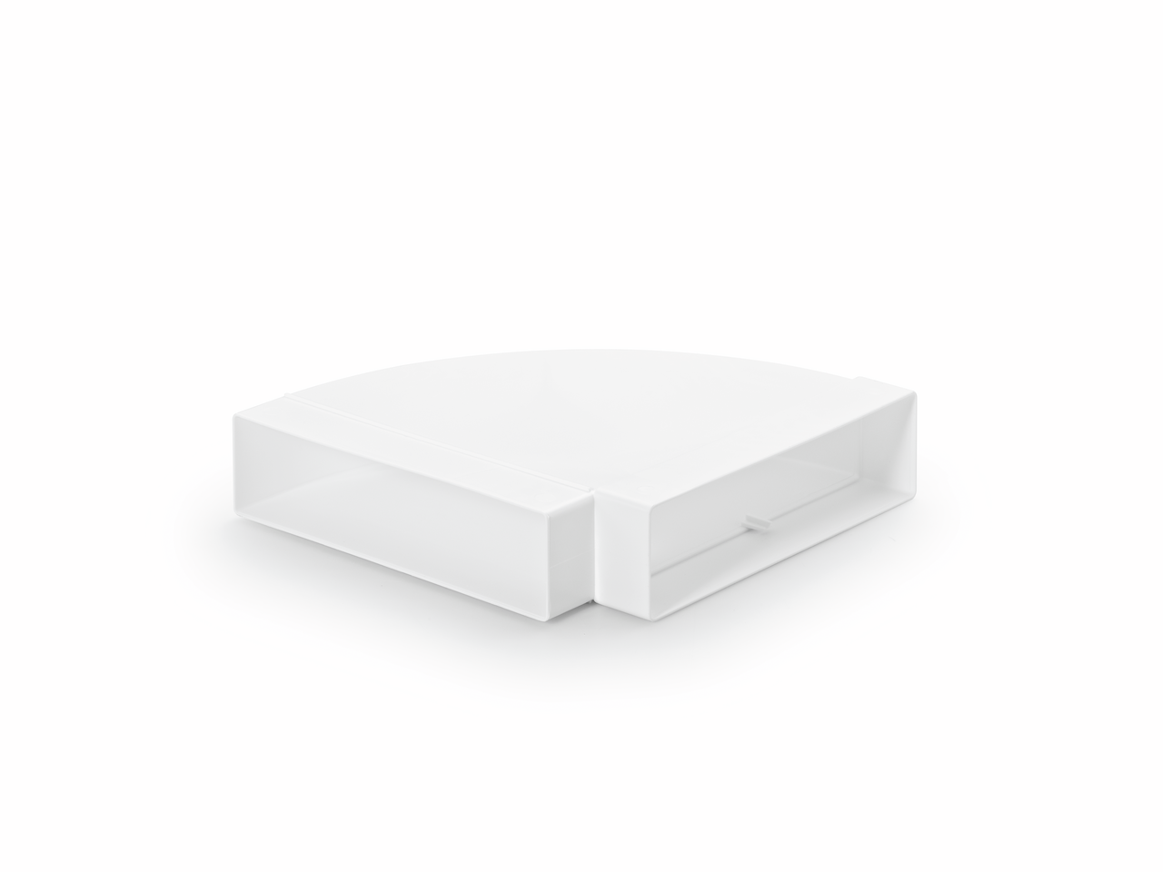  T-RBH 1 système 125 coude de tuyau pour conduit large, blanc