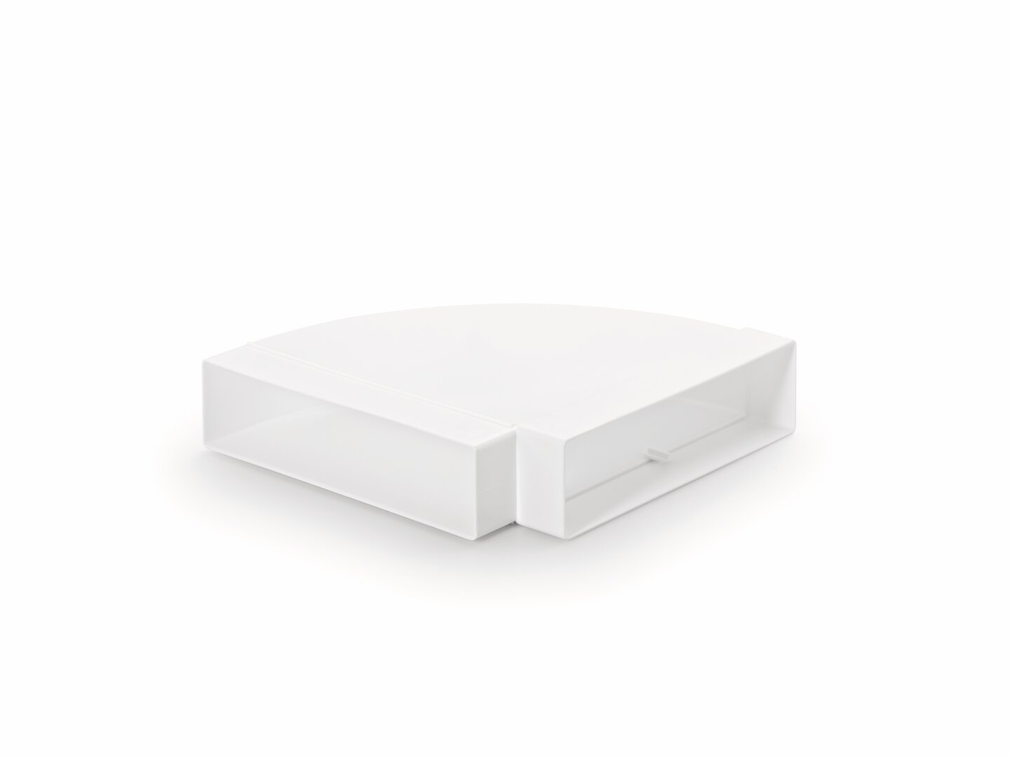  T-RBH 1 system 125 wide duct bend, white