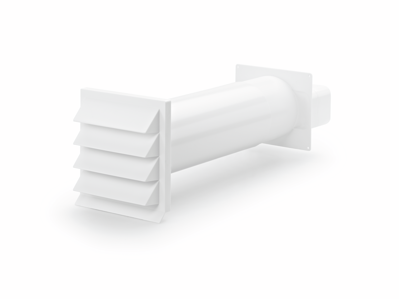 K-Klima-R flow 125 Mauerkasten, weiß