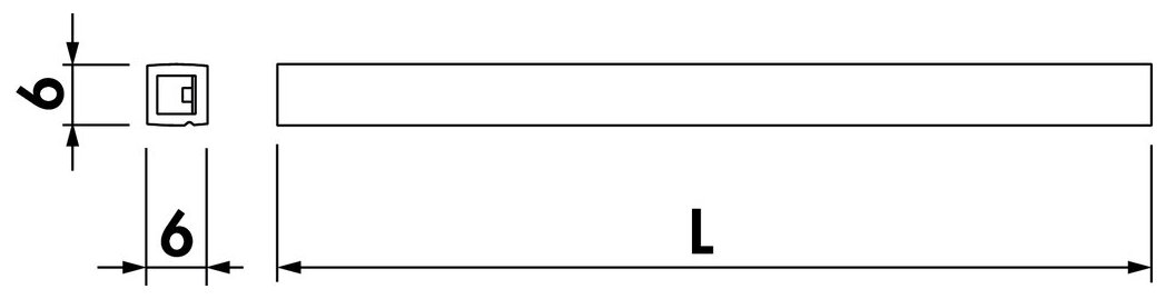 AT6 Ultra colour-changing LED strip, L 10000 mm, white