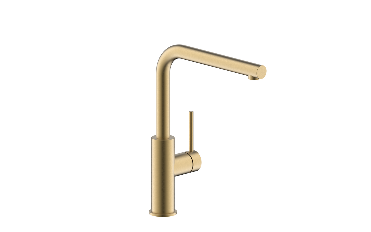 SERVIZIO Namor® 3, brushed-gold, with laminar aerator, high pressure