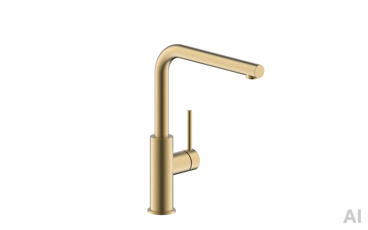 SERVIZIO Namor® 3, brushed-gold, mit Laminarstrahlregler, Hochdruck
