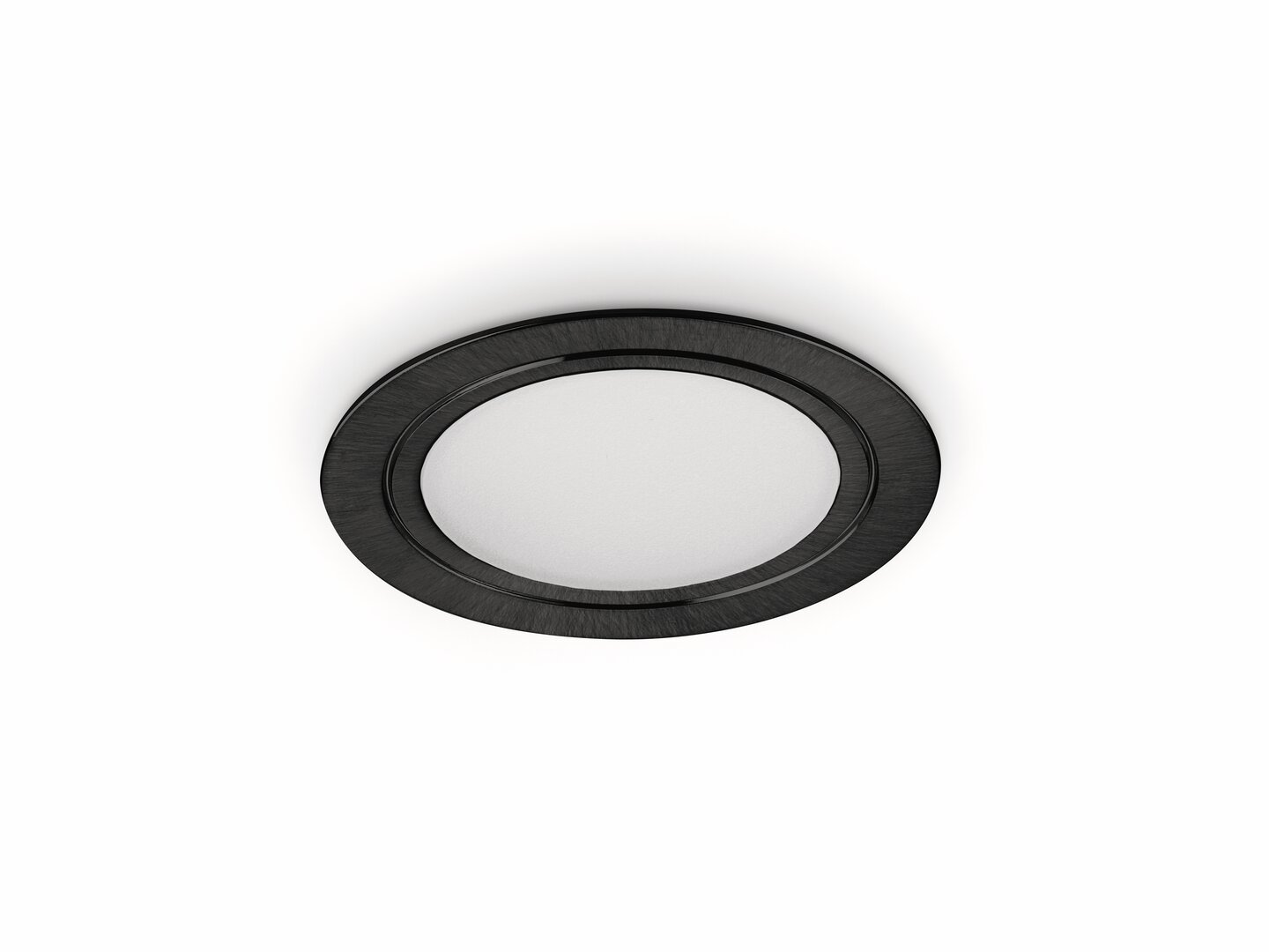 Anelli LED schwarz matt, Set-3, 4000 K neutralweiß