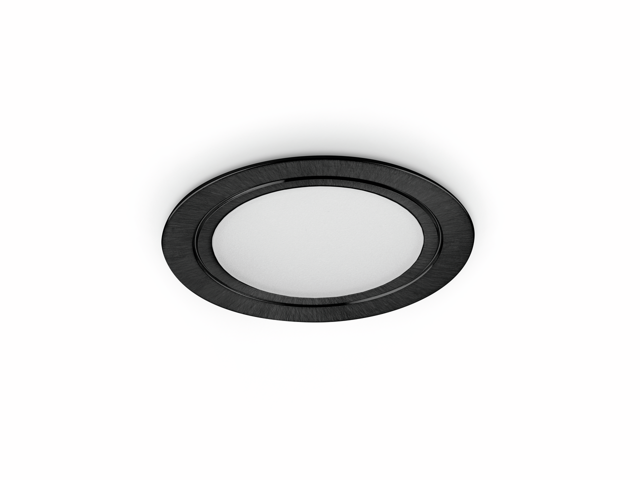 Anelli LED black matt, set 3, 4000 K neutral white