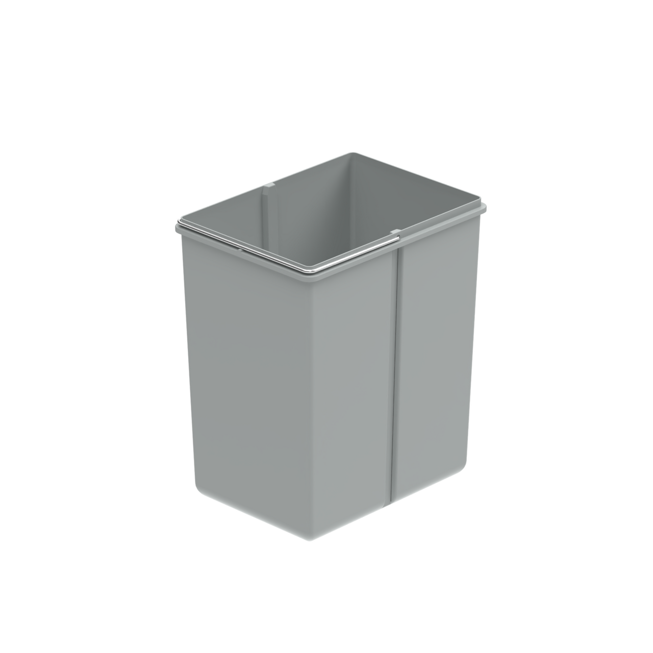 WESCO® Wire hanger bucket, aluminium grey, 20 l