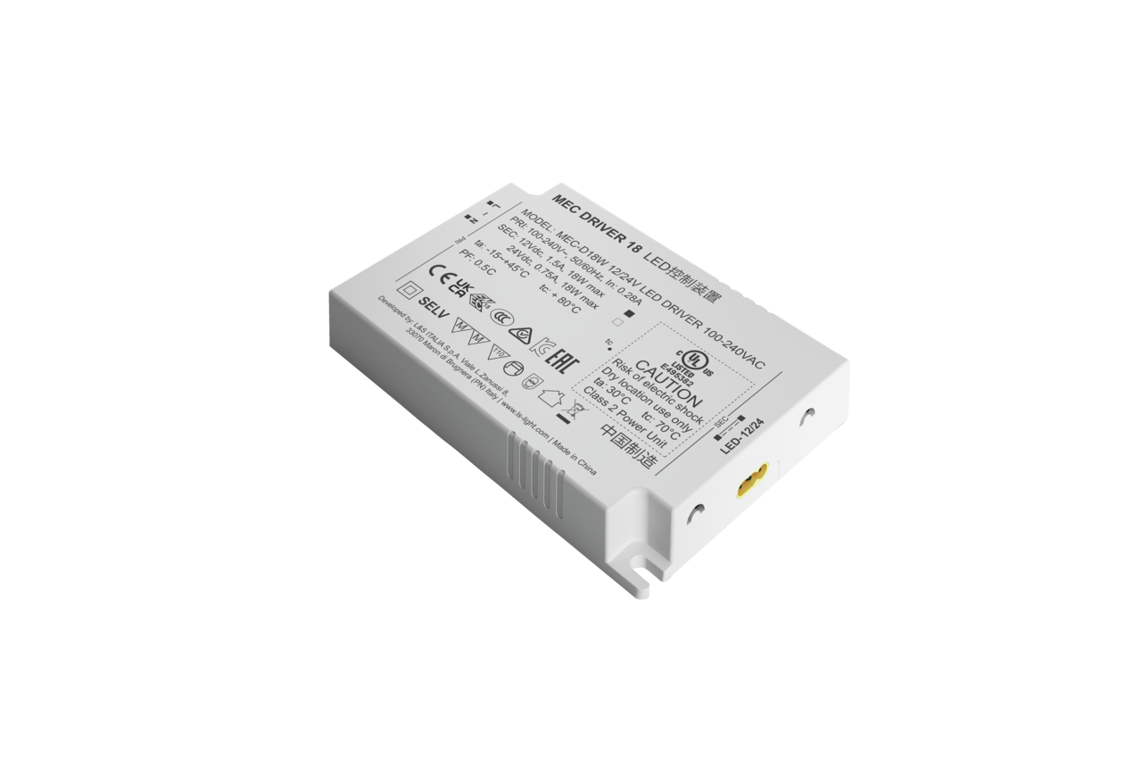 MEC Driver LED converter, 18 W, 12/24 V