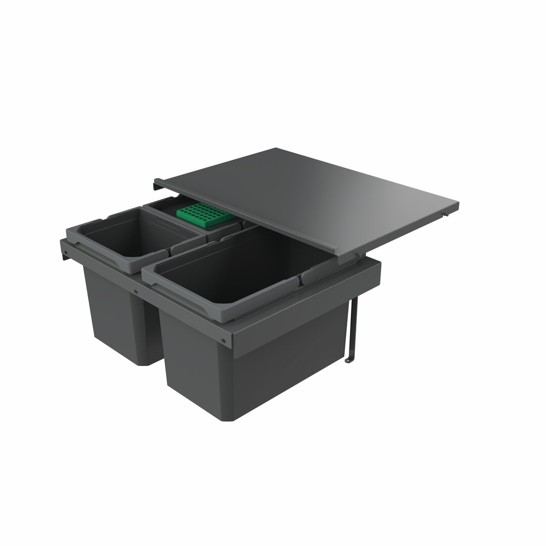 Cox Stand-UP® 280 S/600-3, met biologisch deksel, antraciet, H 280 mm