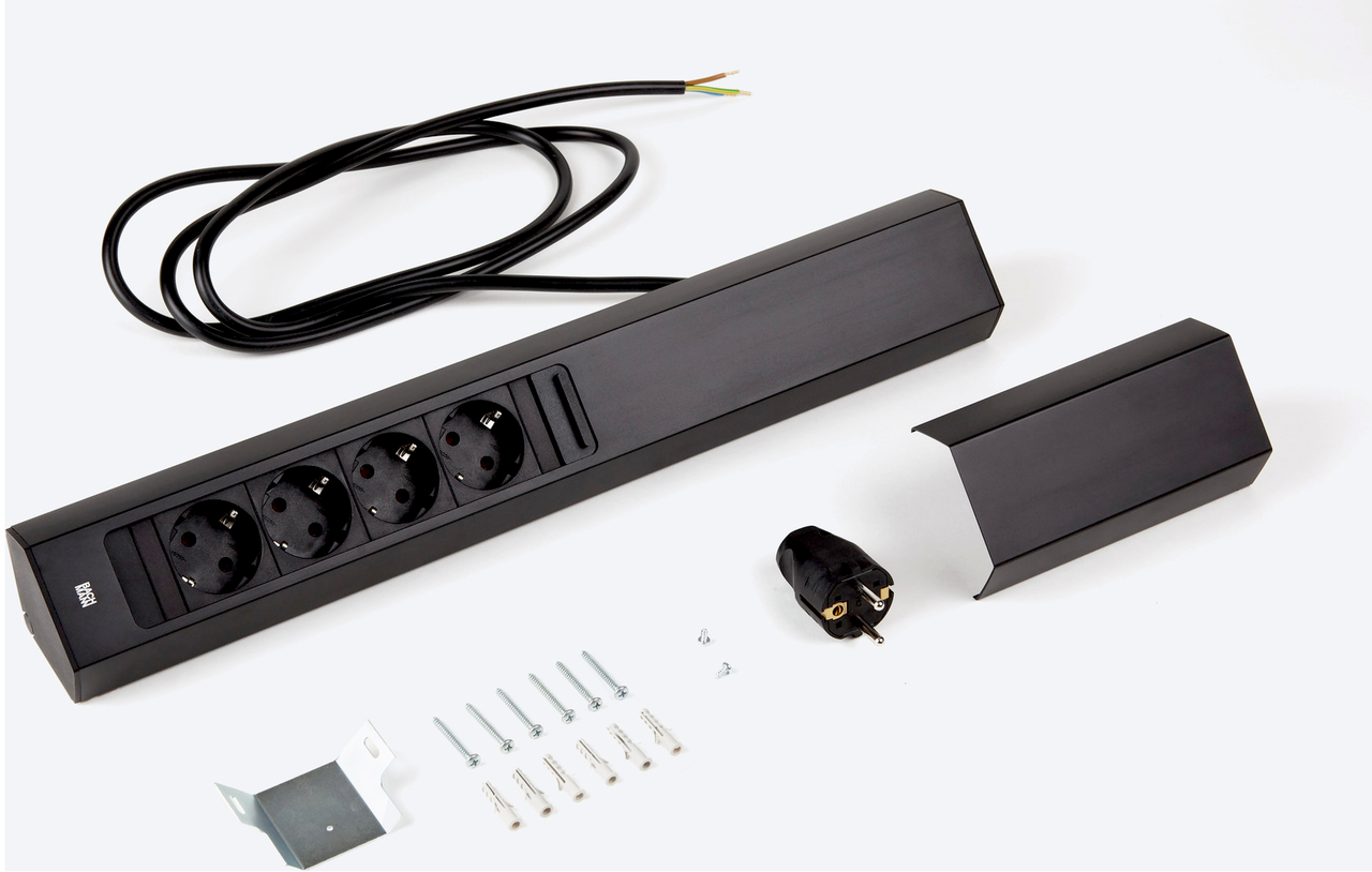 Casia 2L power strip, black matt