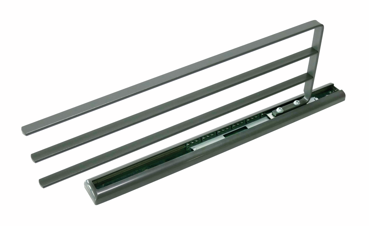 Towel holder De Luxe 2, 3-armed, anthracite