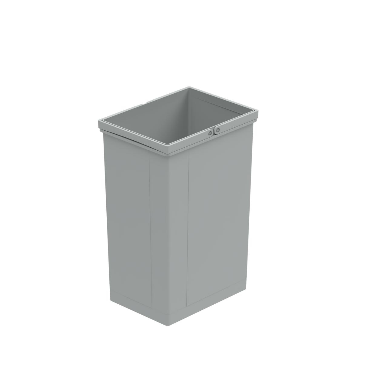 WESCO® Doppelbügel-Eimer, alugrau, 29 l