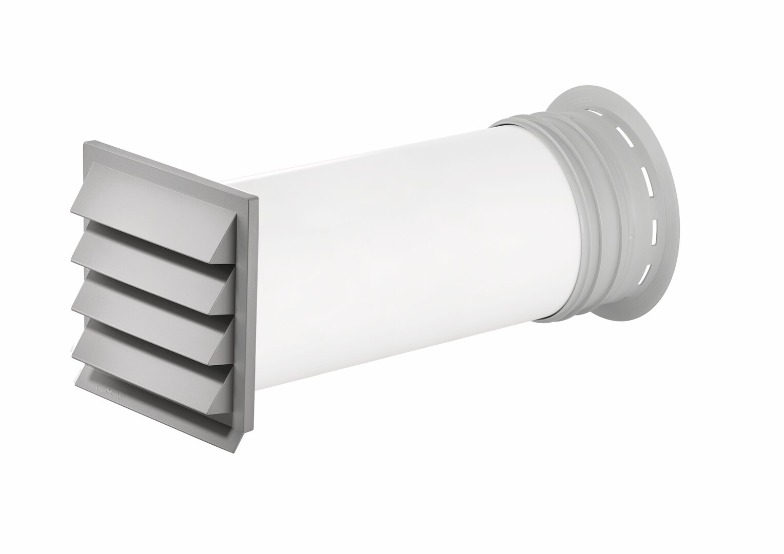 PRIME flow P-K-Klima-R 150 muurdoorvoerunit, lichtgrijs