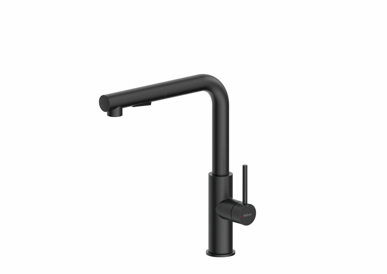 SERVIZIO Namor® 4, zwart mat, hoogdruk