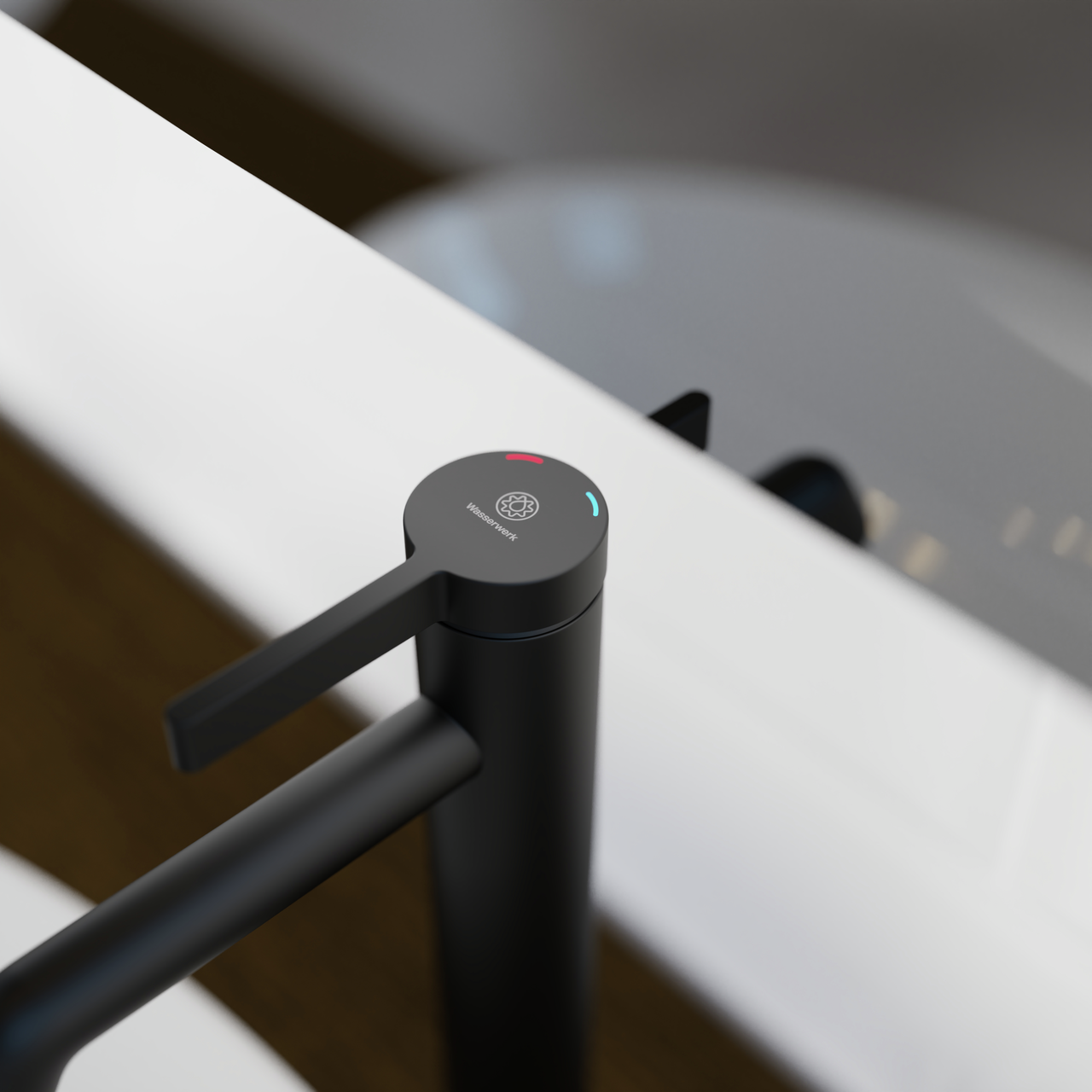Wasserwerk Fiora 2 bathroom, black matt, high pressure