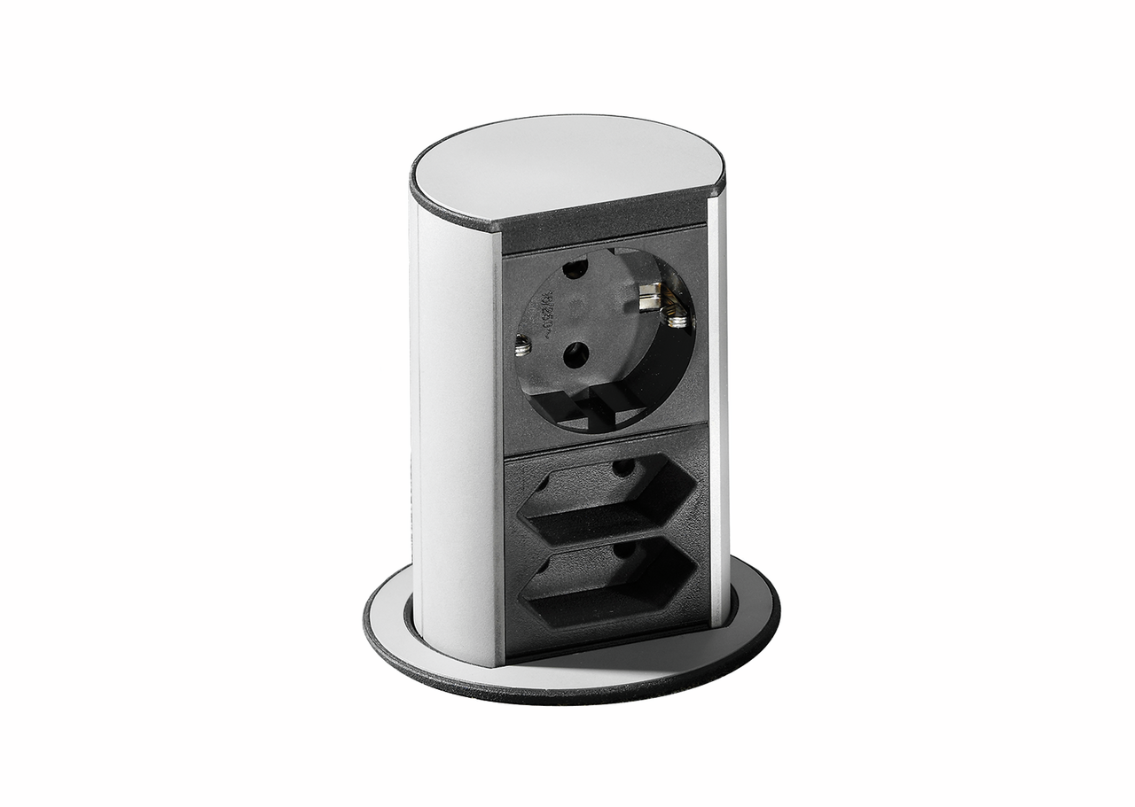 Elevator 3, couleur acier inox  Elevator 3, couleur acier inox