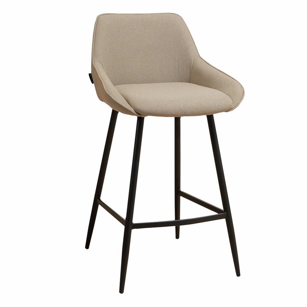 Eda 2R, frame black, cover taupe (02)