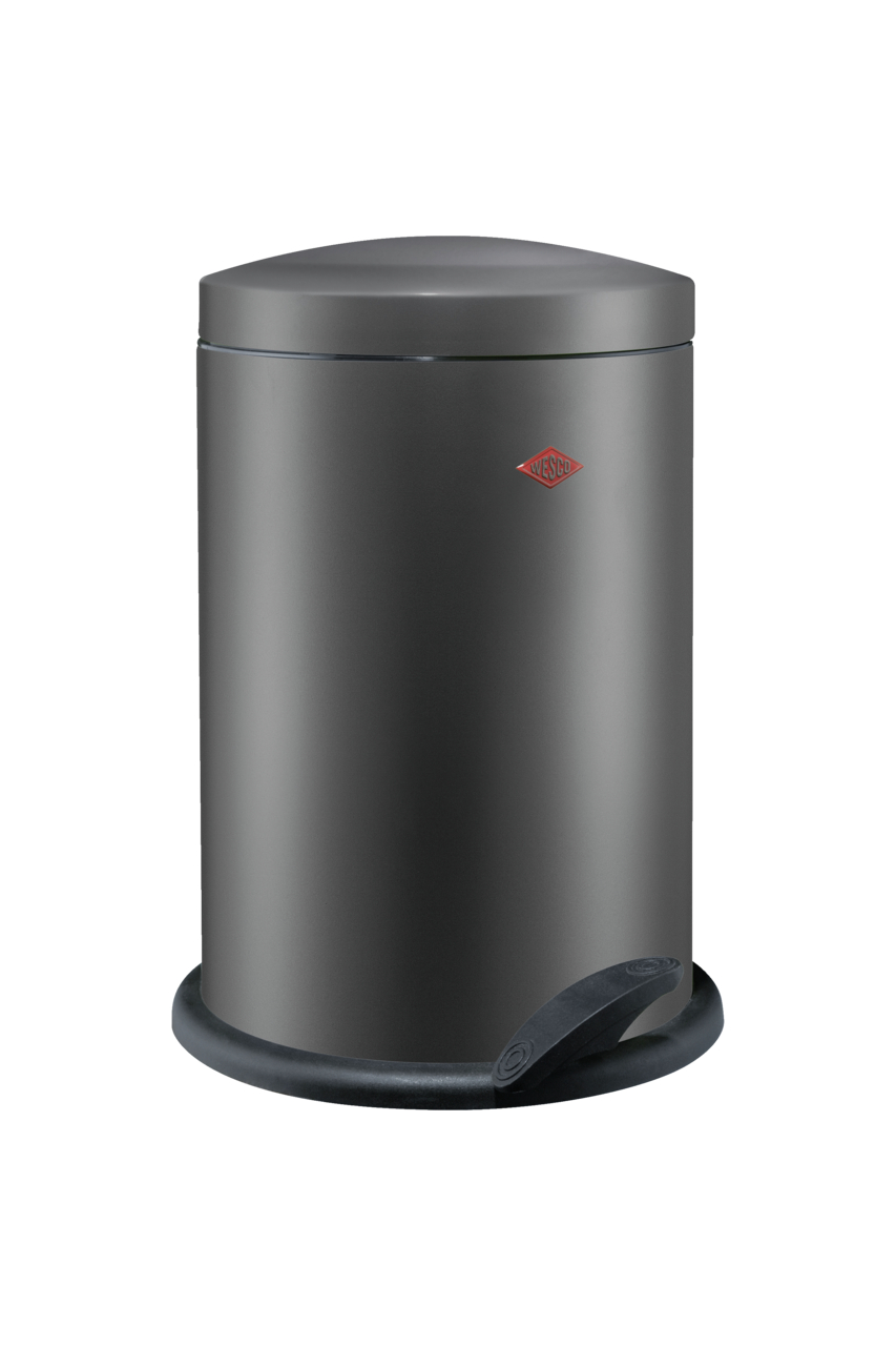 WESCO® Pedal bin 116, graphite matt