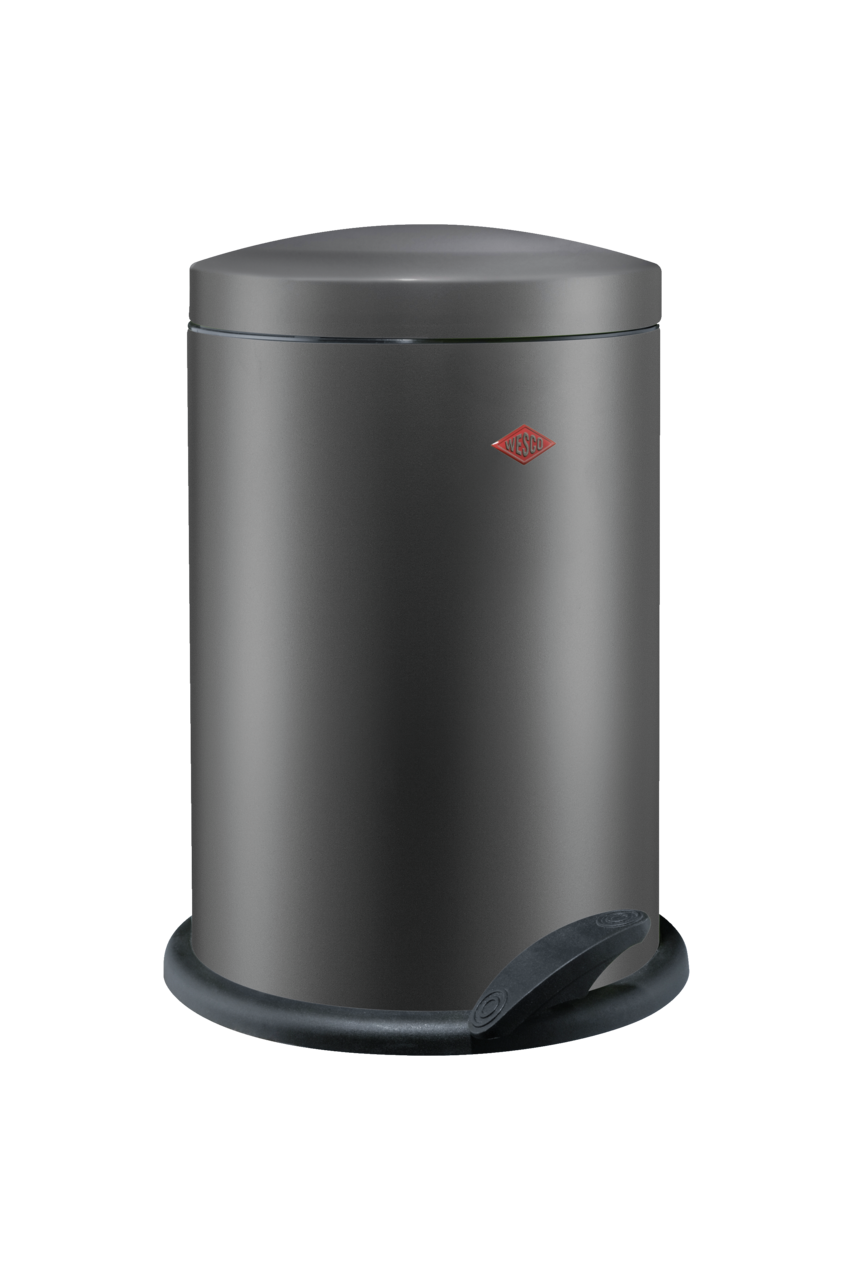 WESCO® Pedal bin 116, graphite matt