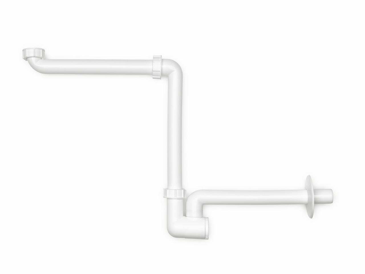  Washing stand furniture siphon, white