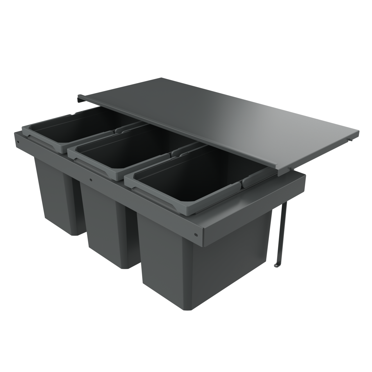Cox Stand-UP® 350 S/900-3, sans couvercle bio, anthracite, H 350 mm  Cox Stand-UP® 350 S/900-3, sans couvercle bio, anthracite, H 350 mm