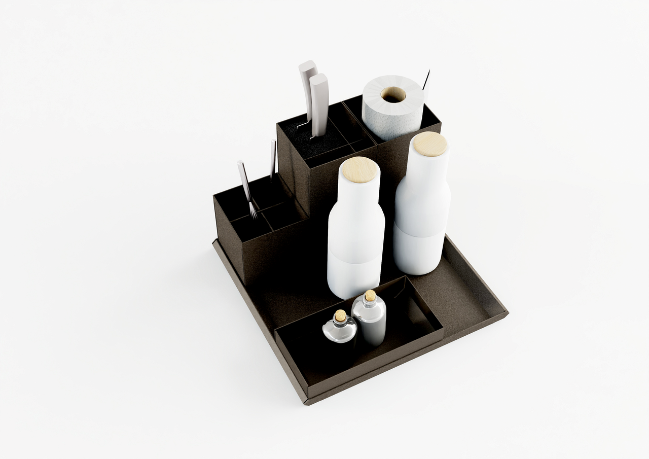 Knife block, 238 x 120 x 120 (H x W x D)