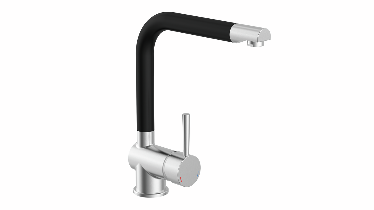 LINEA Drive 1S, couleur acier inox/noir, haute pression LINEA Drive 1S, couleur acier inox/noir, haute pression