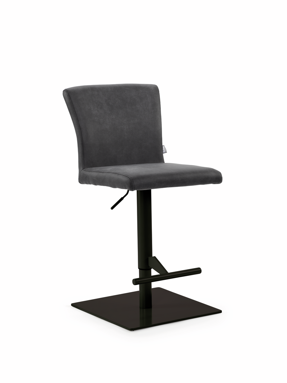 Buono KM, frame black matt, angular, cover dark grey