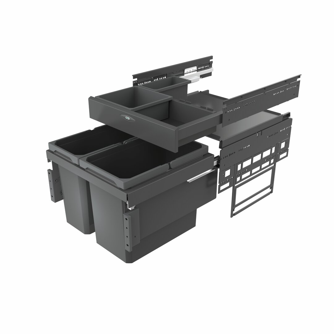Cox® Base 360 S/500-2 met Base-Board, antraciet, H 460 mm