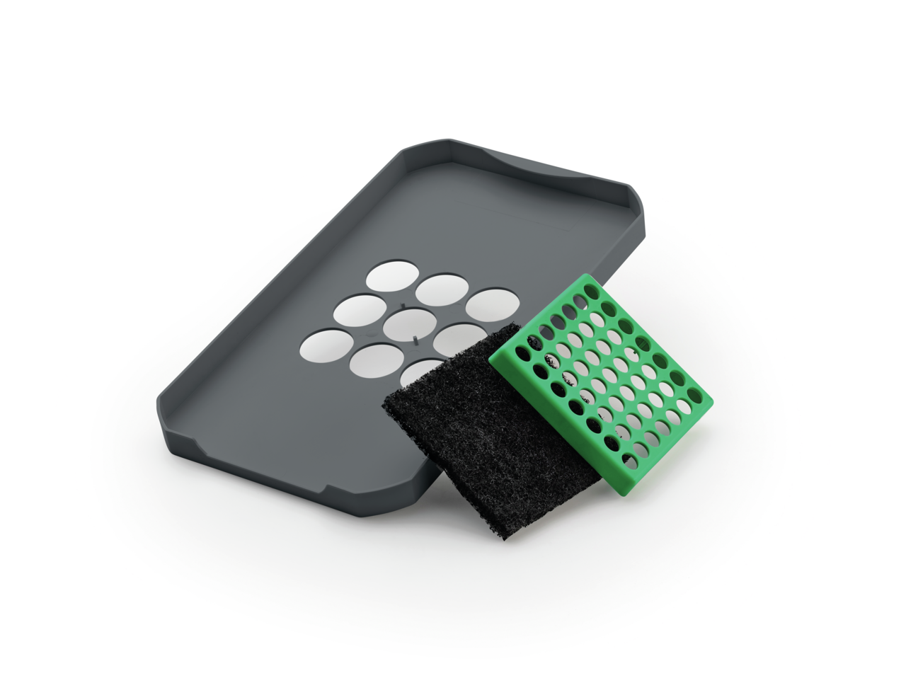 Biologisch deksel, antraciet, voor 7,5 liter