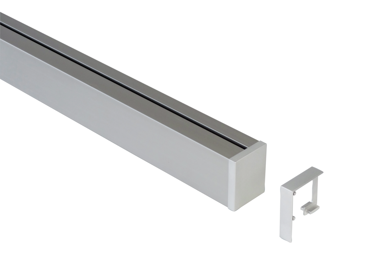 Linero MosaiQ Profilleisten Set-1, L 1200 mm, edelstahlfarbig Linero MosaiQ Profilleisten Set-1, L 1200 mm, edelstahlfarbig