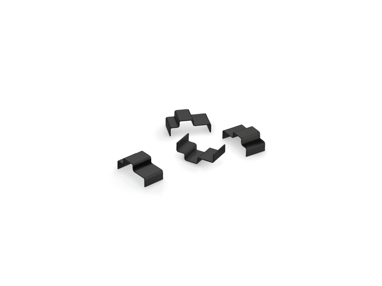 Cubo clip set, black
