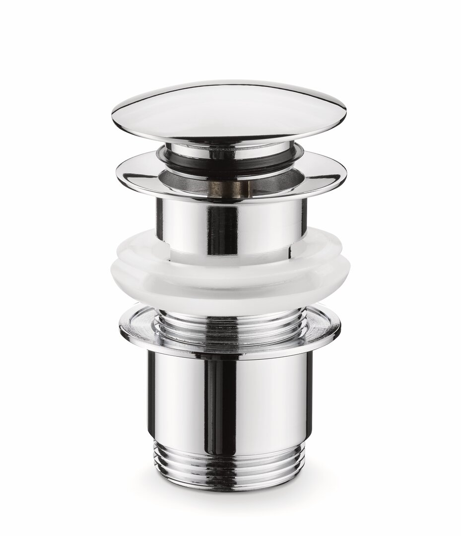 Drain fitting "Klick-Komfort", with overflow, L 70 mm